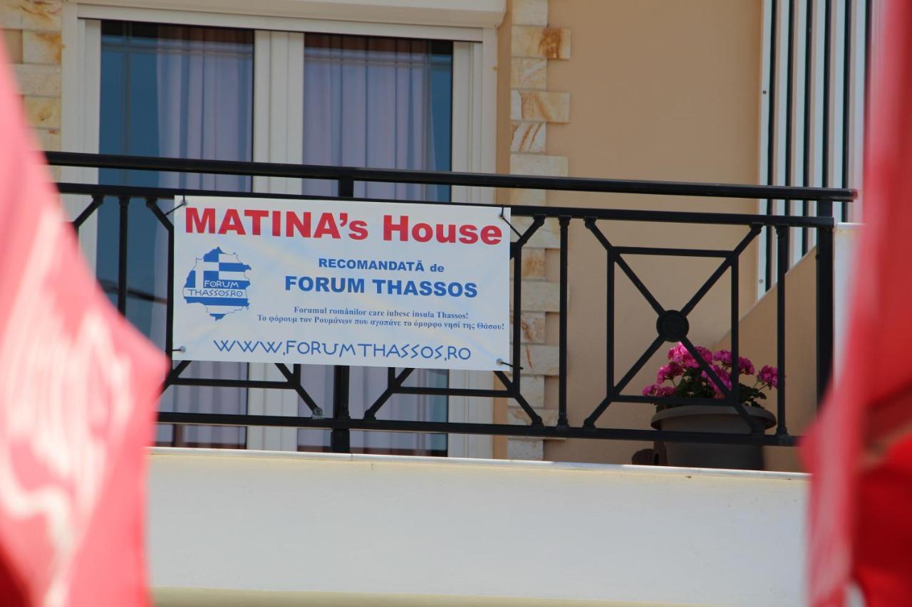 Matina'S Apartments Prinos  Exterior photo